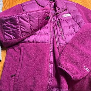 Pinkish/Purple Fleece winter jacket.  Great condition